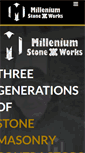 Mobile Screenshot of milleniumstoneworks.com